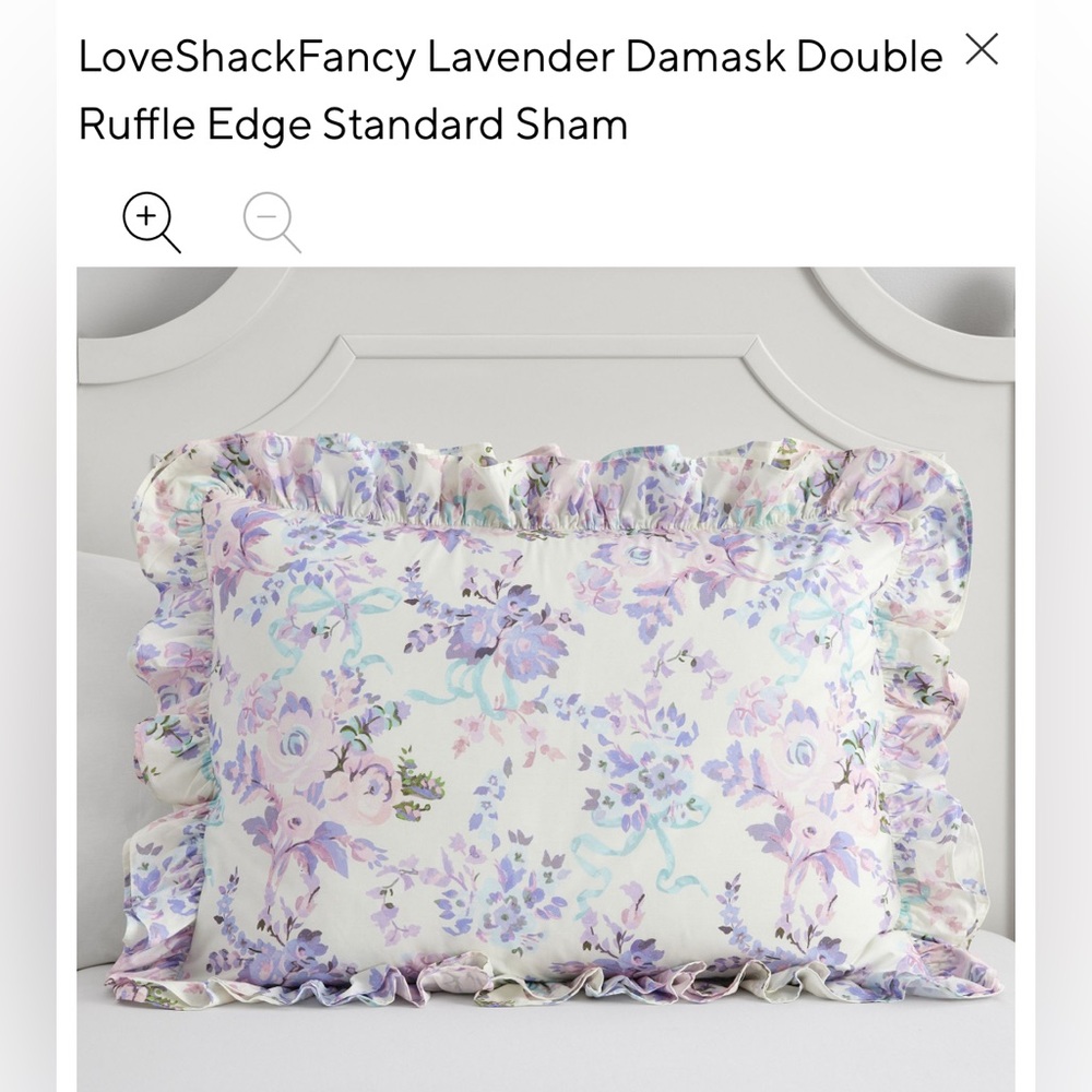 NWT LoveShackFancy Sham